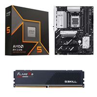  AMD Ryzen 5 9600X, ASUS B650E Max Gaming WiFi, G.Skill Flare X5 Series 16GB DDR5-6000, Computer Build Bundle