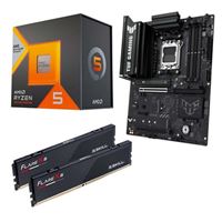  AMD Ryzen 5 7600X3D, ASUS B650E-E TUF Gaming WiFi AM5, G.Skill Flare X5 Series 32GB DDR5-6000 Kit, Computer Build Bundle