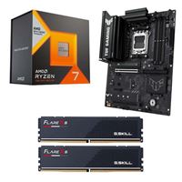  AMD Ryzen 7 7800X3D, ASUS B650E-E TUF Gaming WiFi AM5, G.Skill Flare X5 Series 32GB DDR5-6000 Kit, Computer Build Bundle