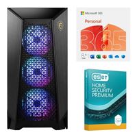  MSI Infinite RS AI 2NVZ9-1290US Gaming Desktop, Bundled with a 12 Month Subscription of Microsoft 365 Personal, and ESET Home Security Premium 3Y 1D