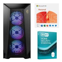  MSI Infinite RS AI 2NVZ9-1290US Gaming Desktop, Bundled with a 12 Month Subscription of Microsoft 365 Personal, and ESET Home Security Essential 3Y 1D