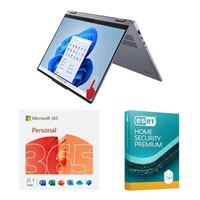  Lenovo IdeaPad 5i 83KS000VUS 2-in-1 Laptop, Bundled with a 12 Month Subscription of Microsoft 365 Personal, and ESET Home Security Premium 3Y 1D