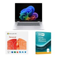  HP OmniBook 7 Flip 16-au0001nr Laptop, Bundled with a 12 Month Subscription of Microsoft 365 Personal, and ESET Home Security Premium 3Y 1D
