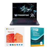  Acer Predator AI PHN16-73-934N Gaming Laptop, Bundled with a 12 Month Subscription of Microsoft 365 Personal, and ESET Home Security Premium 3Y 1D