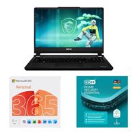 MSI Cyborg 15 Max Gaming Laptop, Bundled with a 12 Month Subscription of Microsoft 365 Personal, and ESET Home Security Essential 3Y 1D