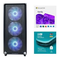 PowerSpec G538 Gaming PC, Bundled with a 12 Month Subscription of Microsoft 365 Personal, and ESET NOD32 Antivirus 3Y 1D