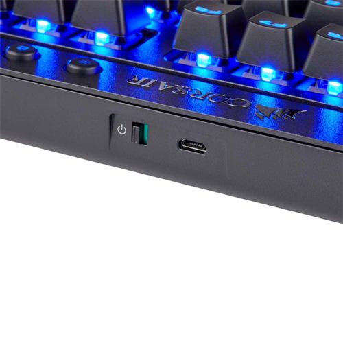 Mobilisere ting skrivebord Corsair K63 Wireless Illuminated Mechanical Gaming Keyboard - Cherry MX Red  - Micro Center
