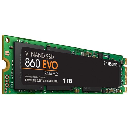 Oberst rækkevidde Individualitet Samsung 860 EVO 1TB SSD 3-bit MLC V-NAND SATA III 6Gb/s M.2 2280 Internal  Solid State Drive - Micro Center