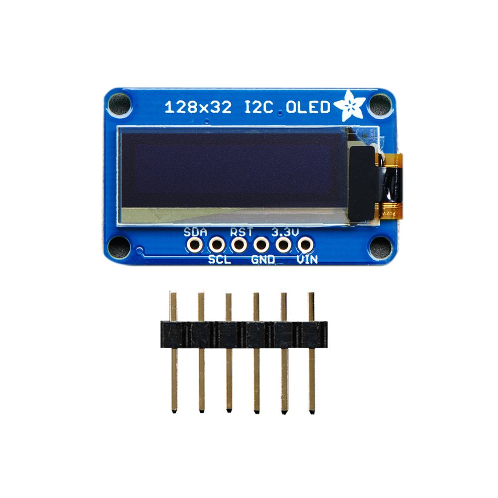 Micro Center - Adafruit Industries Monochrome 128x32 I2C OLED Graphic ...