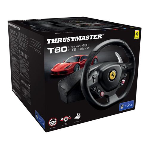 Myre kompression Tidligere Thrustmaster T80 Ferrari 488 Racing Wheel (PS4) - Micro Center