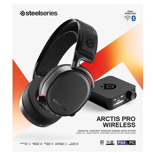 Namaak school ras SteelSeries Arctis Pro Wireless Gaming Headset w/ X v2.0 Surround Sound, On  Headset Controls, Built-in Share Jack - Black - Micro Center