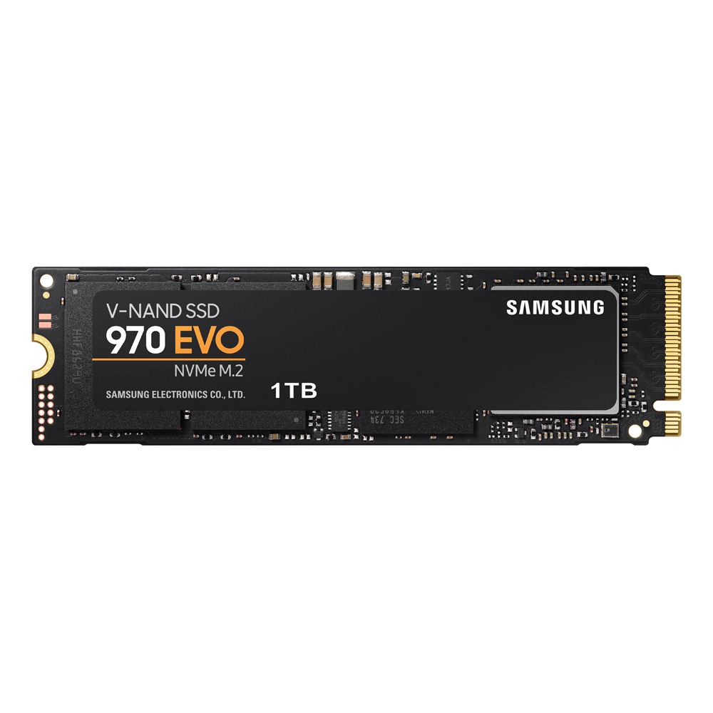 Samsung 970 EVO 1TB 3-bit MLC NAND M.2 2280 PCIe NVMe 3.0 x4 Internal Solid State Drive