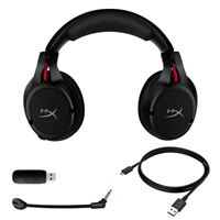 Hyperx Cloud Flight Wireless Gaming Headset 30 Hour Battery Life Rotating Ear Cups Detachable Noise Cancelling Mic Black Micro Center