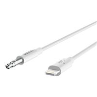 Apple Lightning to 3.5 mm Audio Cable 3.9 ft. (1.2 m) - White - Micro Center