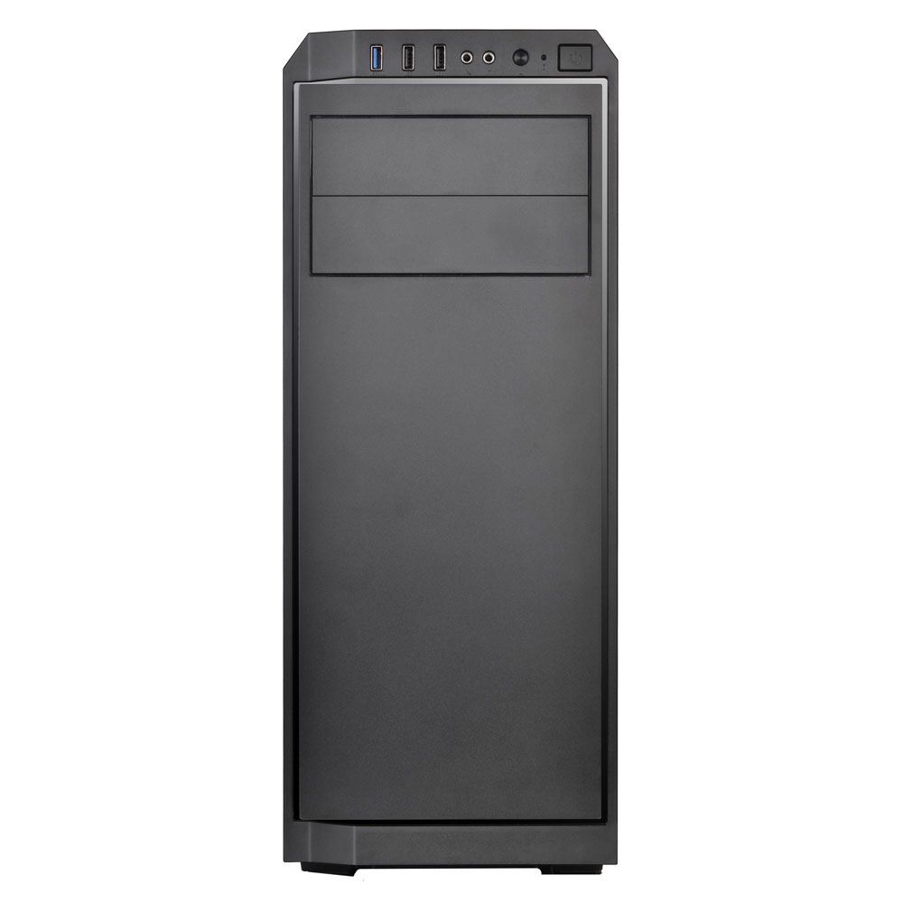 Thermaltake V100 ATX Mid-Tower Computer Case - Black - Micro Center