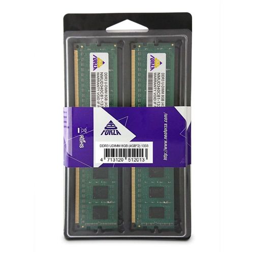 Neo Forza 8GB (2 x 4GB) DDR3-1333 PC3-10600 CL9 Dual Channel 