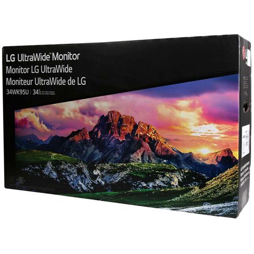LG 34WK95U-W Monitor LED ultra ancho 5K Nano IPS de 34 pulgadas con  altavoces integrados, 5120x2160