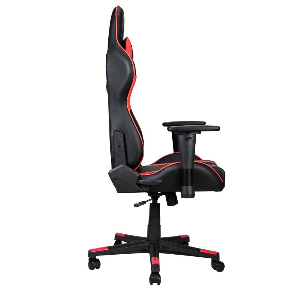 Inland MACH Gaming Chair - Black/Red - Micro Center