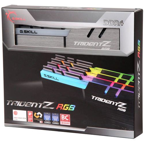 G.Skill Trident Z RGB 32GB (4 x 8GB) DDR4-3200 PC4-25600 CL16 Quad ...