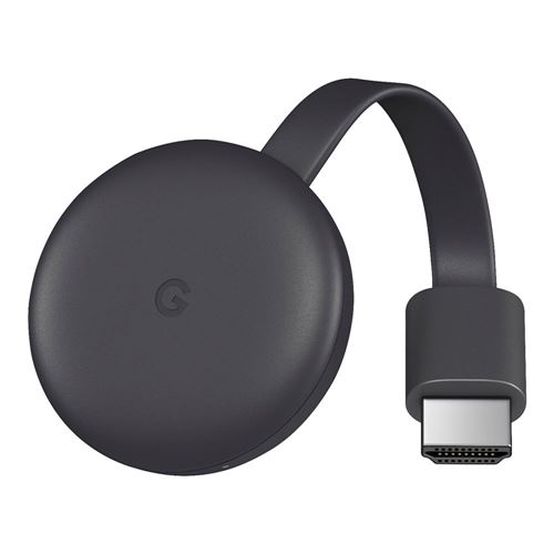 Google Chromecast 3rd Generation - Charcoal Gray Micro Center