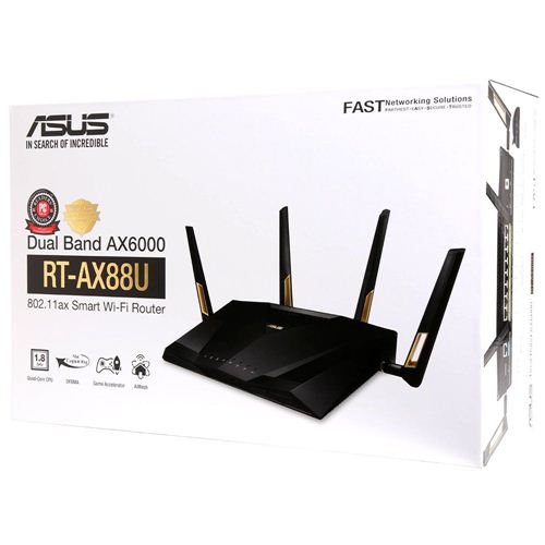 ASUS RT-AX88U AX6000 Dual Band Adaptive QoS Wireless AX Router 