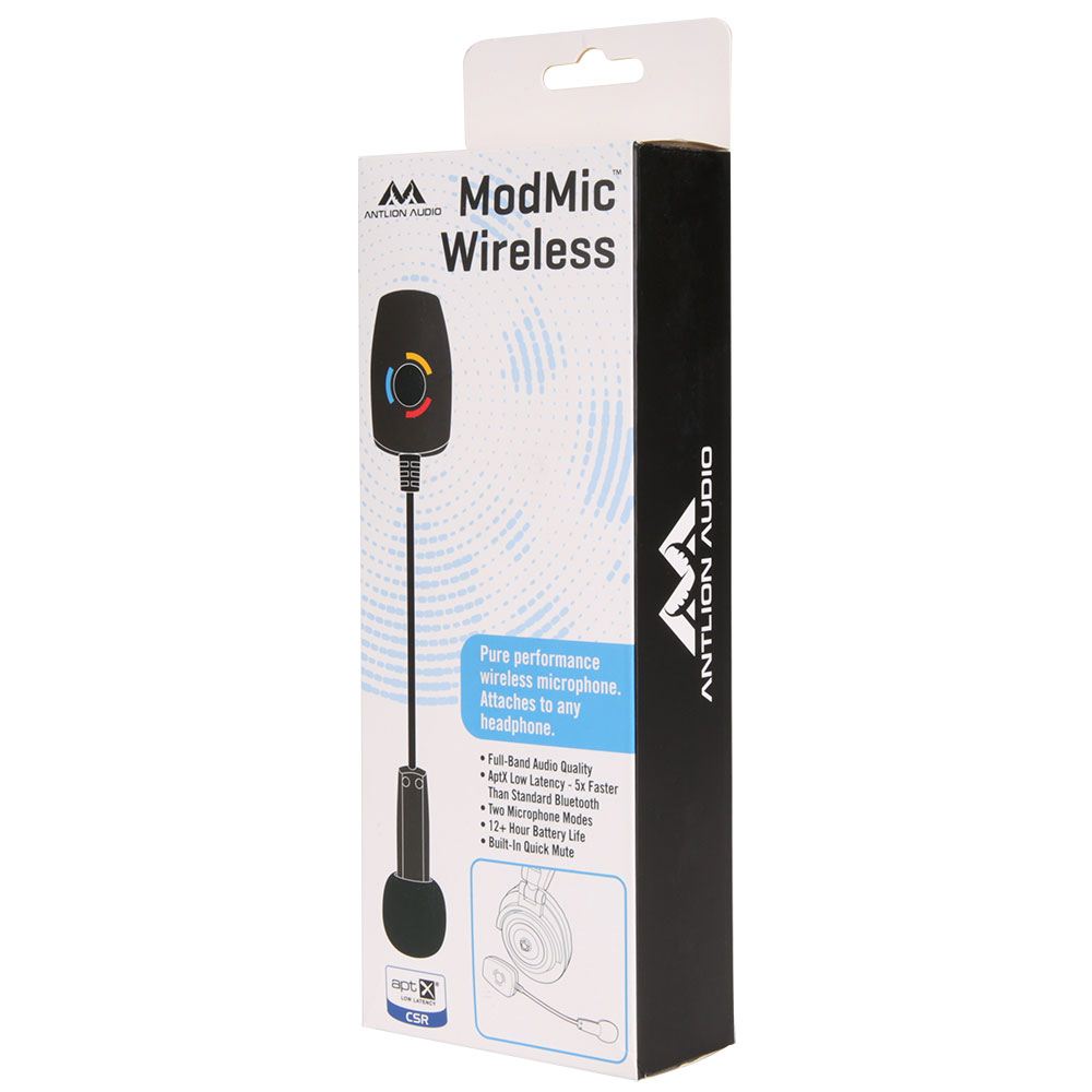 AntLion Audio ModMic Wireless Attachable Boom Microphone - Black ...