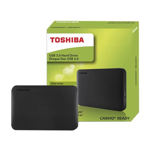 Toshiba Canvio Ready 1TB USB (Gen 1 Type-A) 2.5" Portable Hard - Black - Micro Center