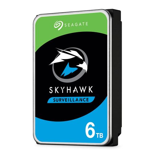 Seagate SkyHawk Surveillance 6TB 5400 RPM SATA III 6Gb/s 3.5" Internal CMR Hard Drive - Micro