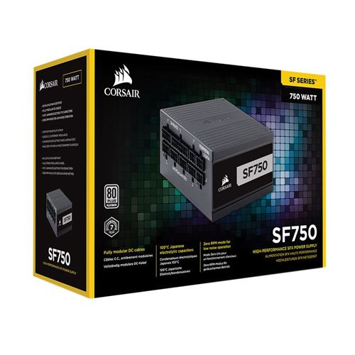 Corsair SF750 750 Watt 80 Plus Platinum SFX Fully Modular Power