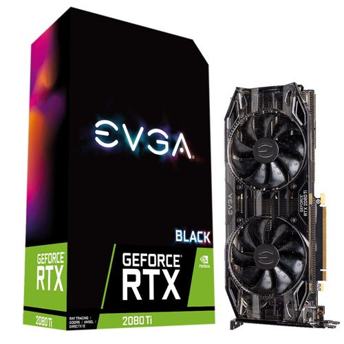 EVGA GeForce RTX 2080 Ti Black Dual-Fan 11GB GDDR6 PCIe 3.0