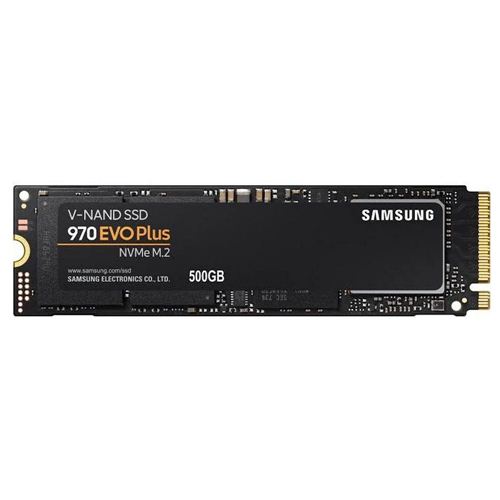 Samsung 970 EVO SSD 500GB M.2 NVMe Interface PCIe 3.0 Internal Solid State Drive with 3 bit MLC Technology - Center