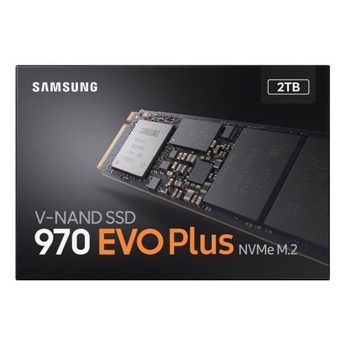 SAMSUNG 970 EVO Plus SSD 2TB - M.2 NVMe Interface Internal Solid State  Drive with V-NAND Technology (MZ-V7S2T0B/AM)