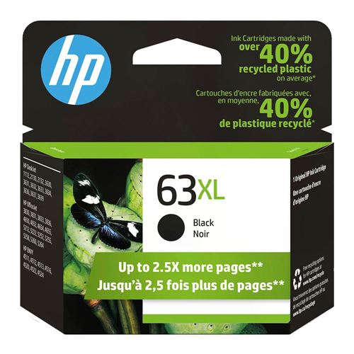 Bedrijf halen Weg HP 63XL High Yield Black Ink Cartridge - Micro Center