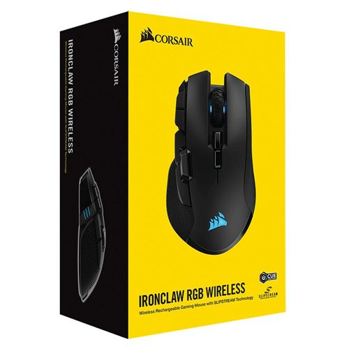 Blive kold uregelmæssig debitor Corsair Ironclaw RGB Wireless Gaming Mouse - Black - Micro Center