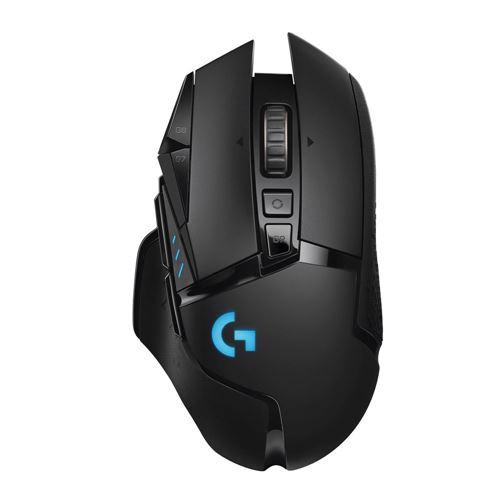 Logitech - G502 Lightspeed Wireless Optical Gaming Mouse with RGB Lighting - Black