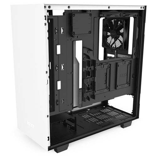 NZXT H510i Tempered Glass ATX Mid-Tower Computer Case - White 