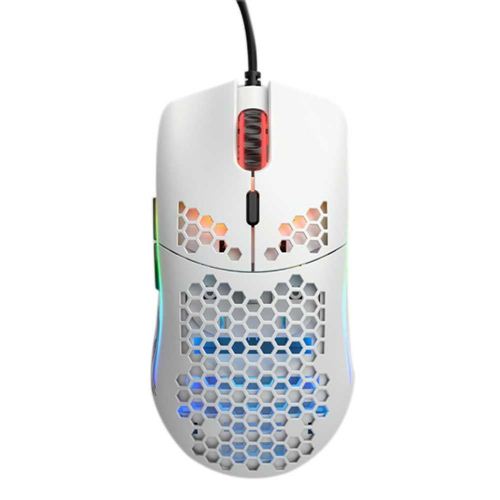 Glorious Model O Gaming Mouse - Matte White - Micro Center