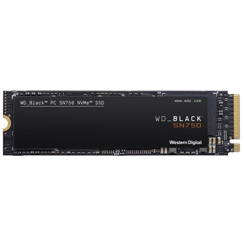 Black SN750 M.2 NVMe Interface PCIe 3.0 x4 Solid State Drive with 3D TLC NAND (WDS100T3X0C) - Micro Center