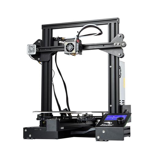 Official Creality Ender 3 V2 3D Printer, Upgraded Ender 3 3D Printer with  Carborundum Glass Bed, Silent Motherboard and MeanWell Power Supply, Build  Volume 220 x 220 x 250 mm: : Industrial & Scientific