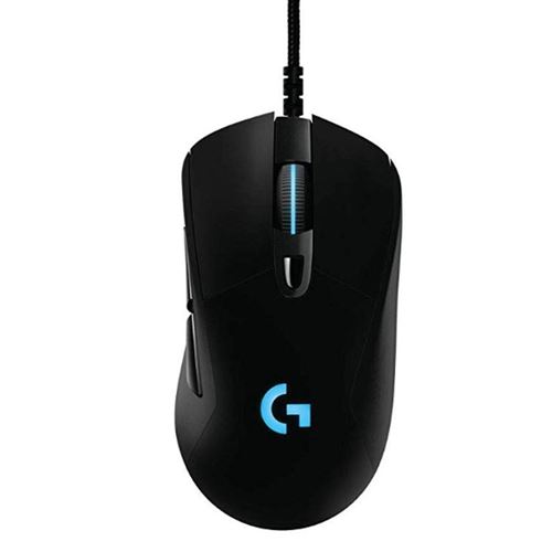 Logitech G G403 HERO Wired Optical Mouse - Black - Micro