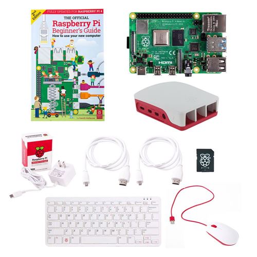 Raspberry Pi 4B Full Official Desktop Computer Starter Kit with Pi
