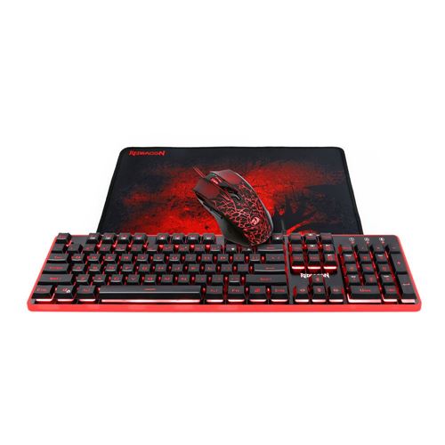 Wireless Gaming Keyboard and Mouse Combo Set With Mouse Pad Rainbow Color  Backlit USB Keyboard RGB LED Keyboard For PC Gamer
