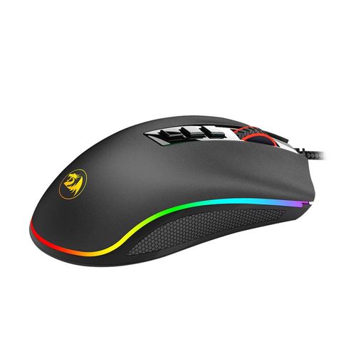  Redragon M711 Cobra RGB Optical Gaming Mouse Black : Electronics