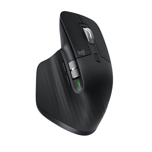 Product  Logitech Master Series MX Master 3S - mouse - Bluetooth, 2.4 GHz  - pale grey