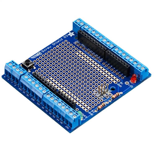 Adafruit Proto Shield for Arduino Unassembled Kit - Stackable [Version R3]  : ID 2077 : $9.95 : Adafruit Industries, Unique & fun DIY electronics and  kits