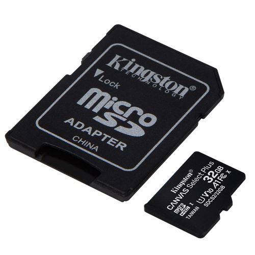SanDisk Ultra PLUS 32GB microSDHC Class 10/ V10 Flash Memory Card w/  Adapter - Micro Center