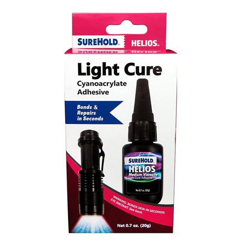 UV Liquid Plastic Welder, Super Glue, Cures Quickly, UV Resin Kit with Light  for