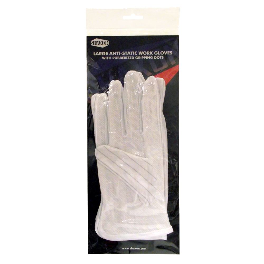 Shaxon AntiStatic Work Gloves Large Micro Center