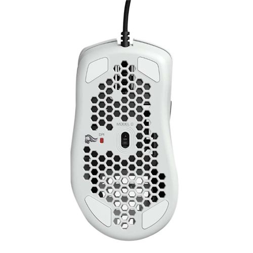 Glorious Model D Gaming Mouse - Matte White - Micro Center