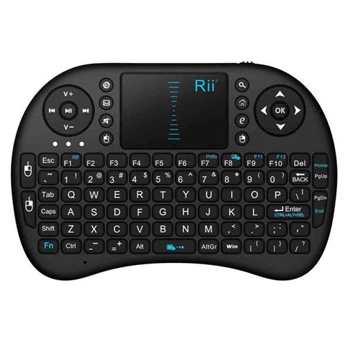 Riitek Rii i8 Smart TV 2.4G Mini Wireless QWERTY Keyboard with Touchpad -  Micro Center